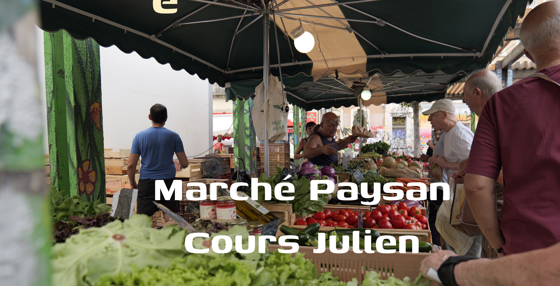 marché paysan cours julien Marseille